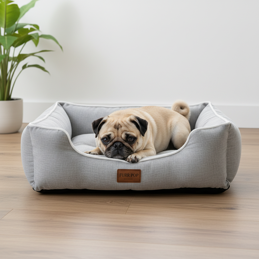 FurrPop Orthopedic Memory Foam Dog Bed