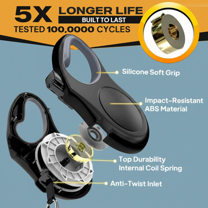 Heavy-Duty Retractable Dog Leash