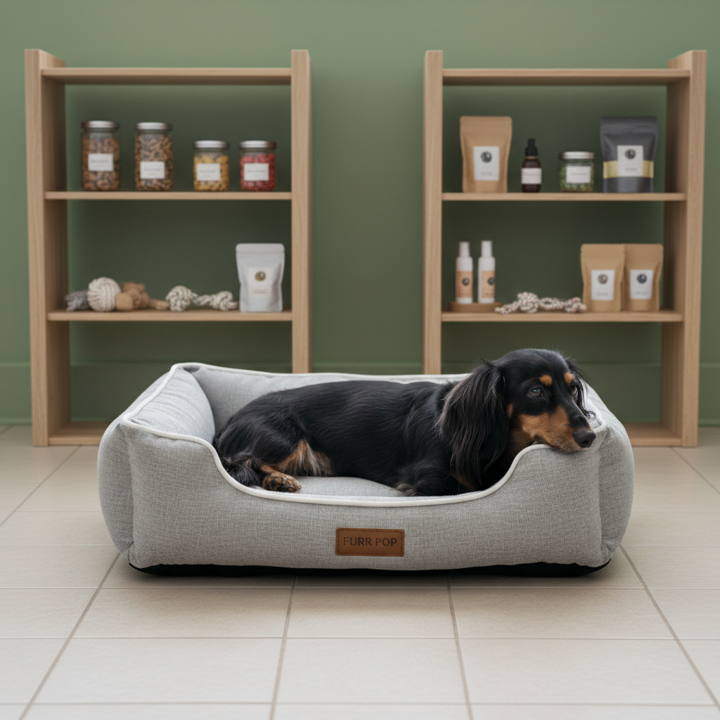 FurrPop Orthopedic Memory Foam Dog Bed