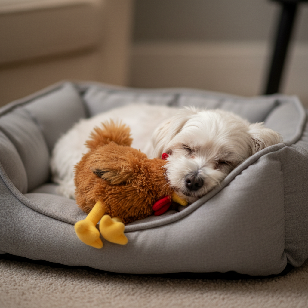 FurrPop Plush Chicken Dog Toy