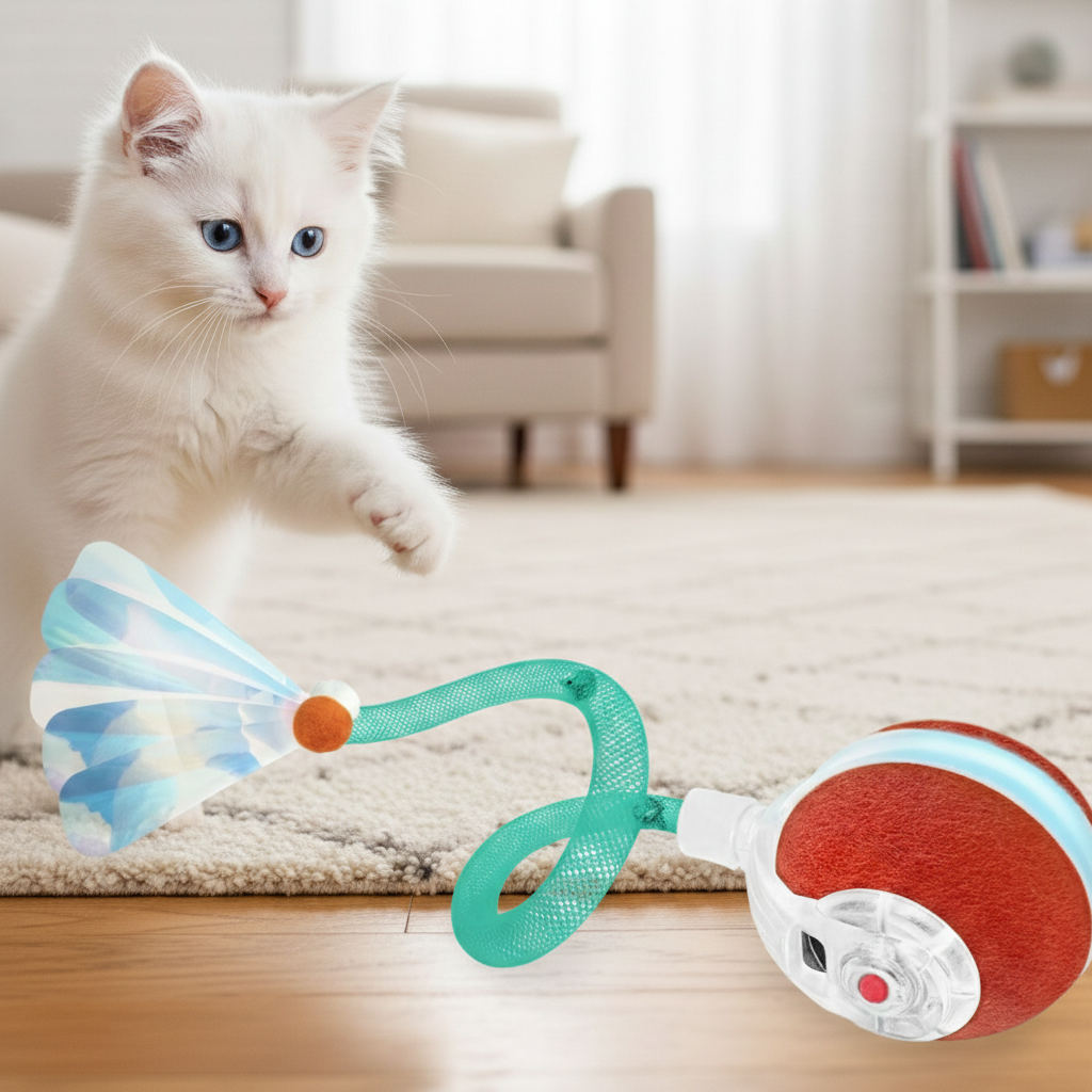 FurrPop Interactive Motion Cat Toy Ball