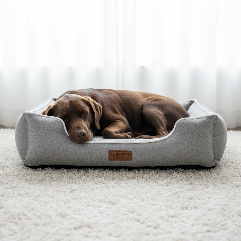 FurrPop Orthopedic Memory Foam Dog Bed