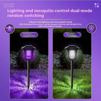 🔥 Solar Mosquito Zapper Light – Outdoor Garden Stake Lamp, UV Insect Killer