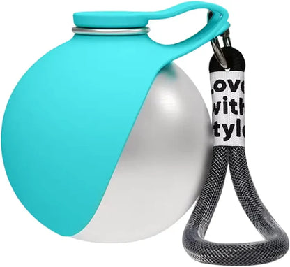 2-in-1 Portable Dog Water Bottle for Small Dogs - Leak-Proof