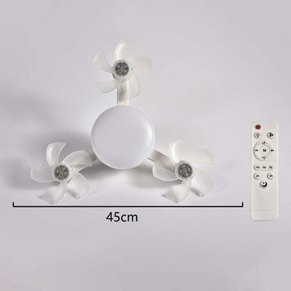 🔥Last Day Promotion 50% OFF🌀Smart LED Ceiling Fan Light with Remote – 3 Speeds, 3 Color Temps, Quiet Motor
