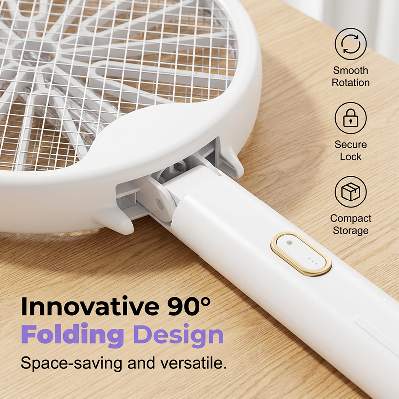✨3-in-1 Foldable Electric Mosquito Racket