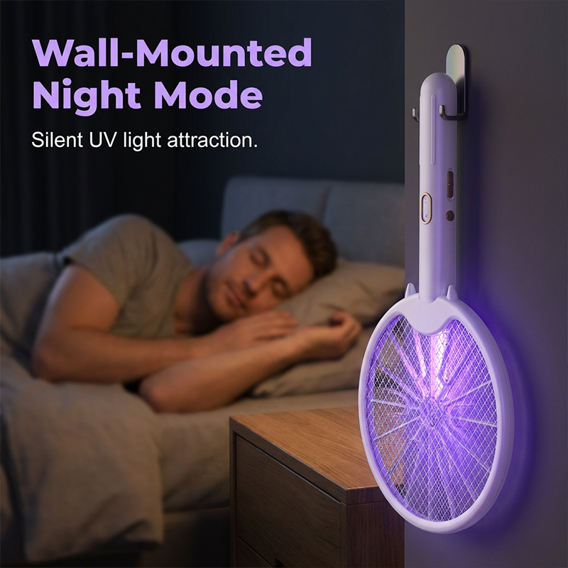 ✨3-in-1 Foldable Electric Mosquito Racket
