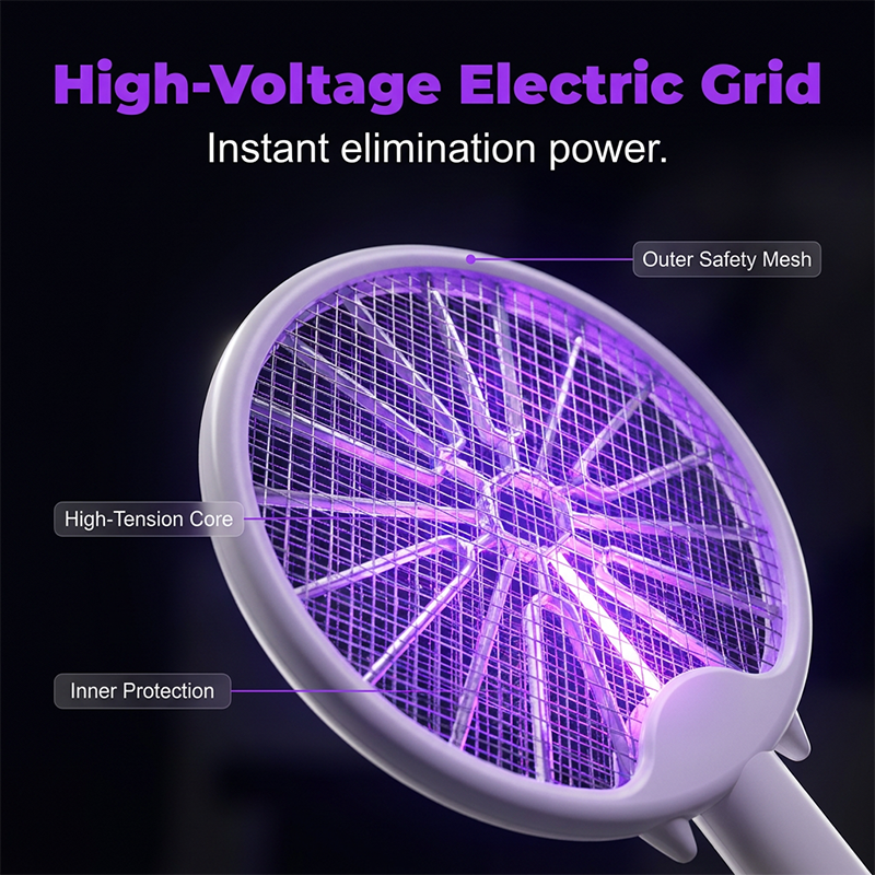 ✨3-in-1 Foldable Electric Mosquito Racket