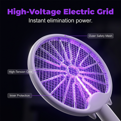 ✨3-in-1 Foldable Electric Mosquito Racket