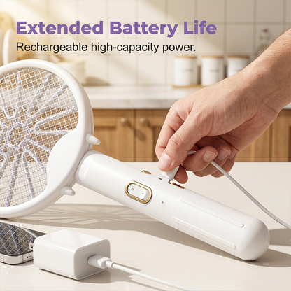 ✨3-in-1 Foldable Electric Mosquito Racket