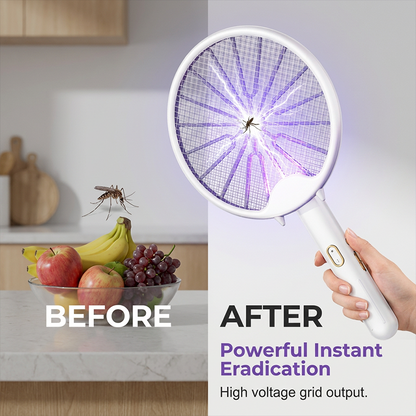 ✨3-in-1 Foldable Electric Mosquito Racket